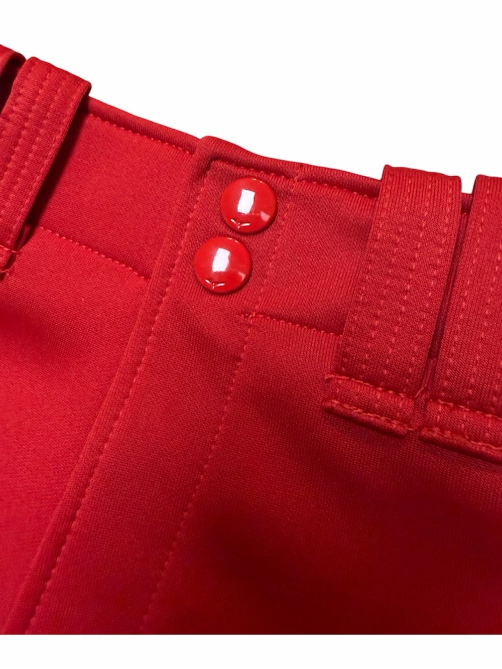 Mizuno Bright Red Softball Pants - Picture 3 of 9